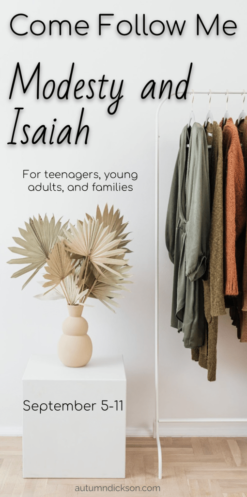 Pinnble image of clothes rack "Modesty and Isaiah"