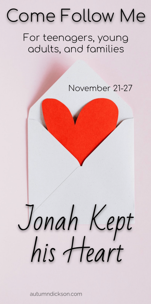 Jonah kept his heart; why was this such a problem?