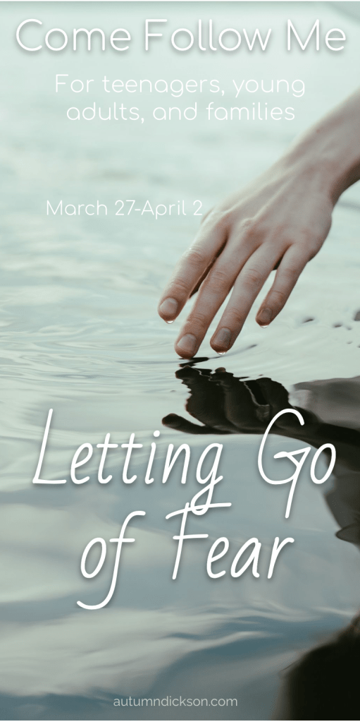 The man who was healed let go of fear and followed the Savior.