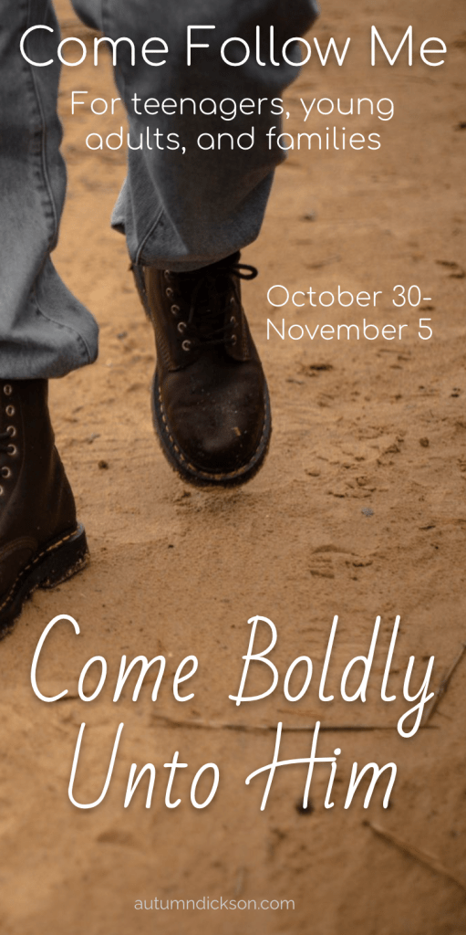 Paul teaches us that we should come boldly unto the throne of grace. What are some principles we can learn that can help us with that kind of confidence?
