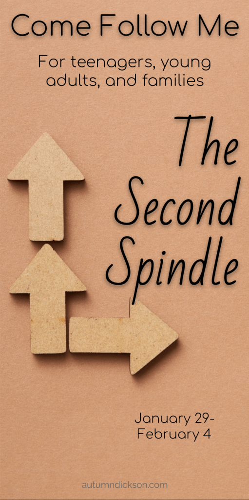 My mind got blown recently when I realized the Liahona had a second spindle. It got even more blown when I learned there was a reason for it.