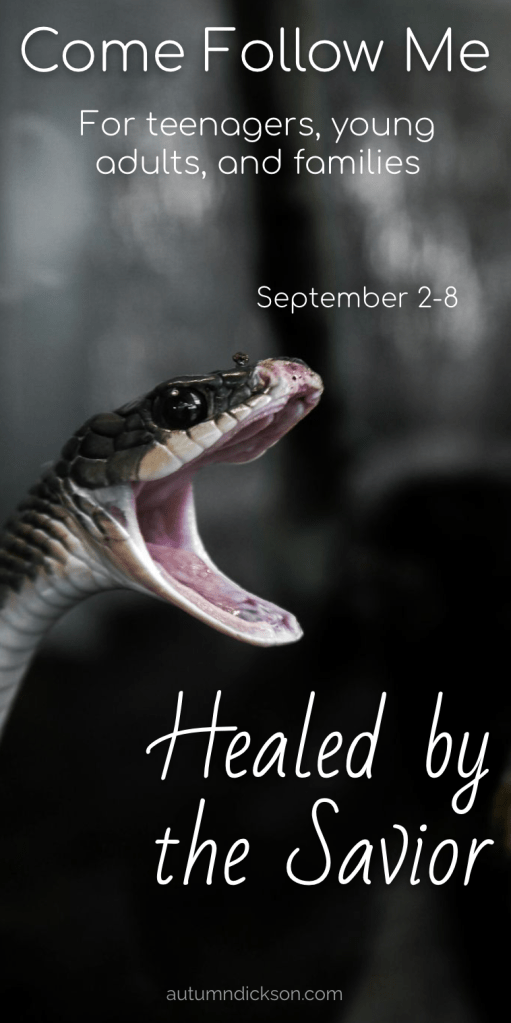 Nephi reminds us that the Israelites were commanded to look at the serpent and be healed. Is look to the Savior truly enough to heal us?