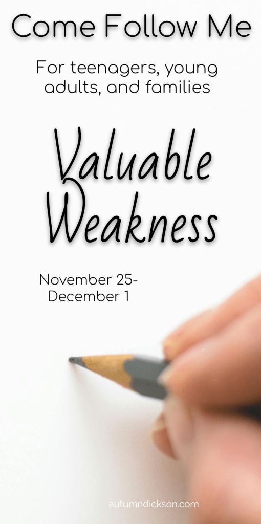 Moroni mentions his weakness is writing quite frequently. Luckily, Moroni chose to record the Lord's answer.