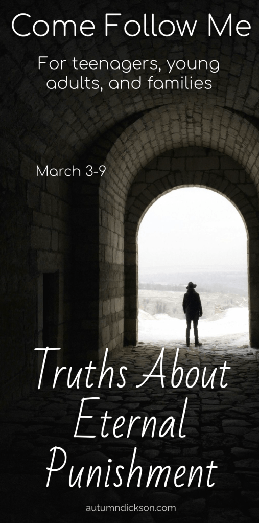 The Lord talks about what eternal means.