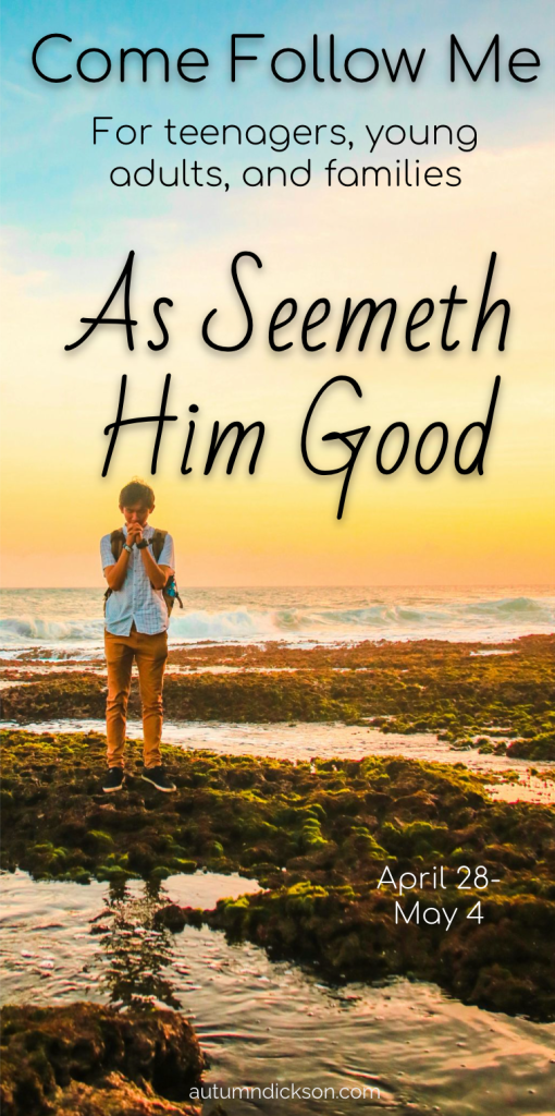 The Lord tells Sidney that he can do as seemeth him good.