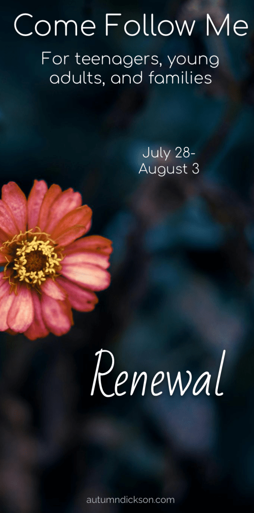 The Lord promises to renew our bodies.