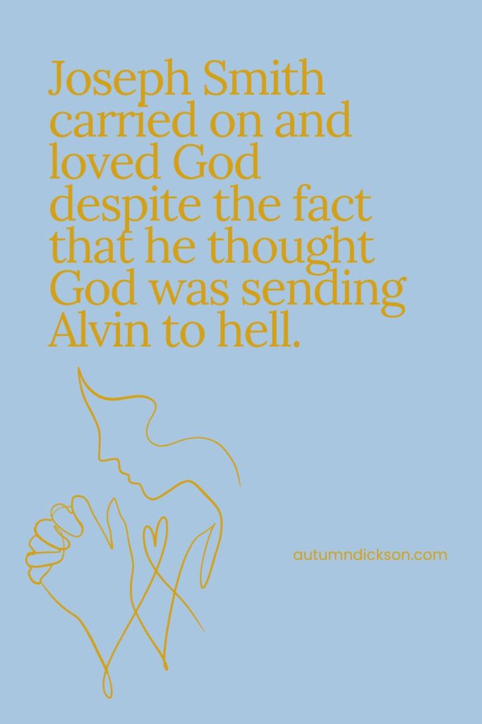 It was nine years before Joseph knew that Alvin was okay.