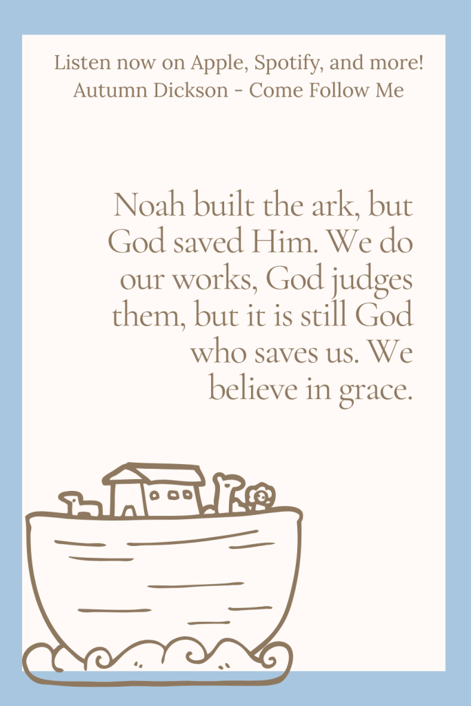 The Lord held the ark in His hand. What does this teach us about building arks?
