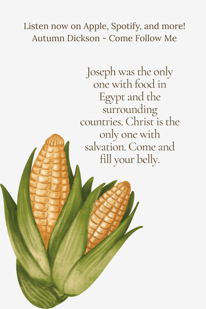 We can learn a lot more than food storage when we study Joseph and the famine in Egypt.
