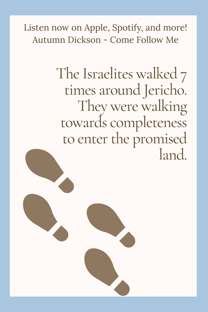 The Lord had already given them the city but commanded them to march around Jericho 7 times.