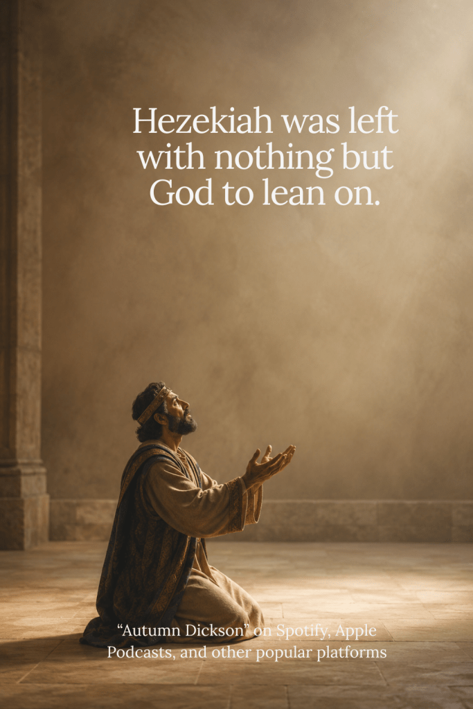 There is something powerful in having everything stripped away except God.
