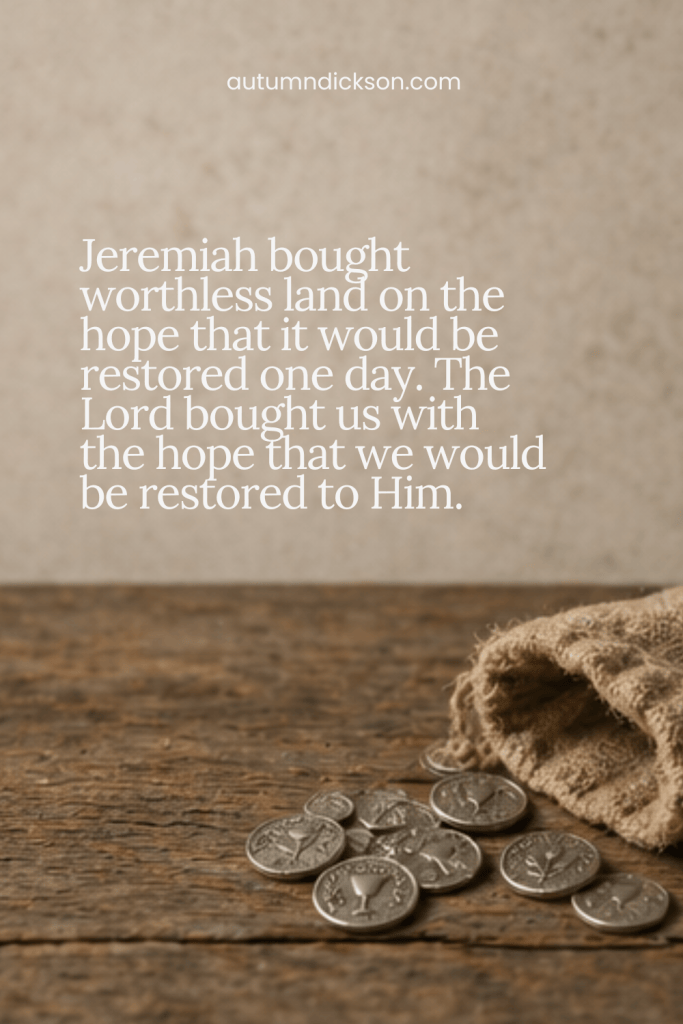 The Lord gives His prophet a peculiar object lesson.